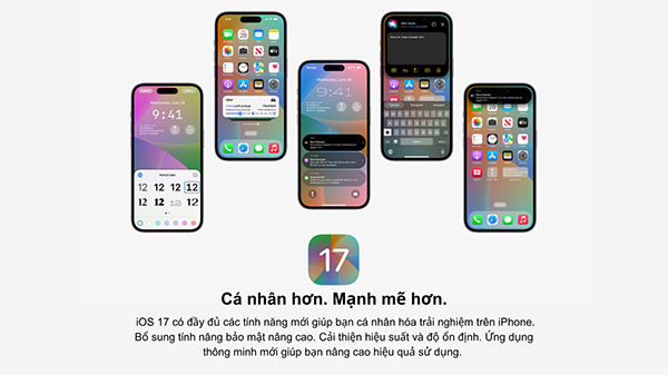 iPhone 15 thông số kỹ thuật iOS 17